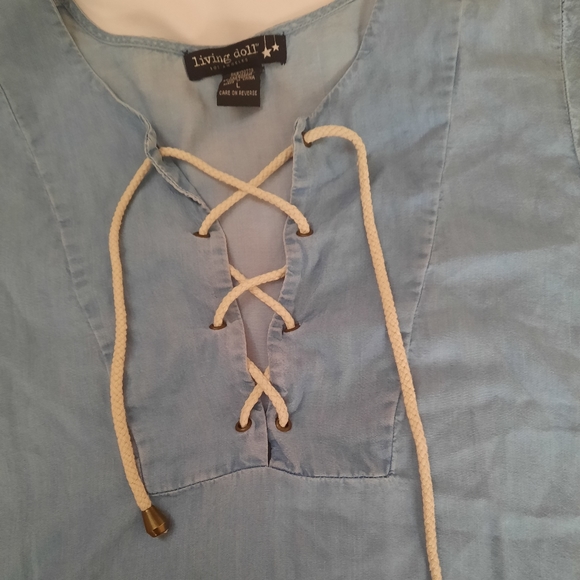 Living Doll blue dress - Picture 3 of 4